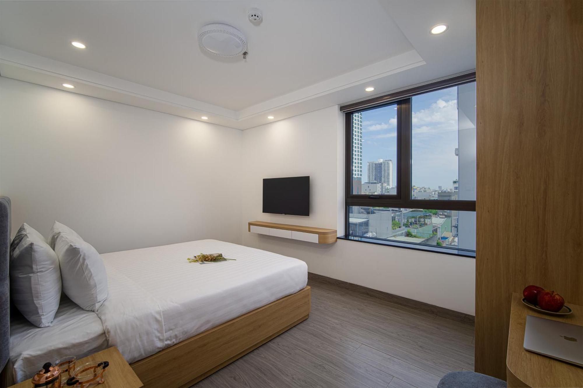 دا نانغ Hsuites Riverside Hotel And Apartment الغرفة الصورة