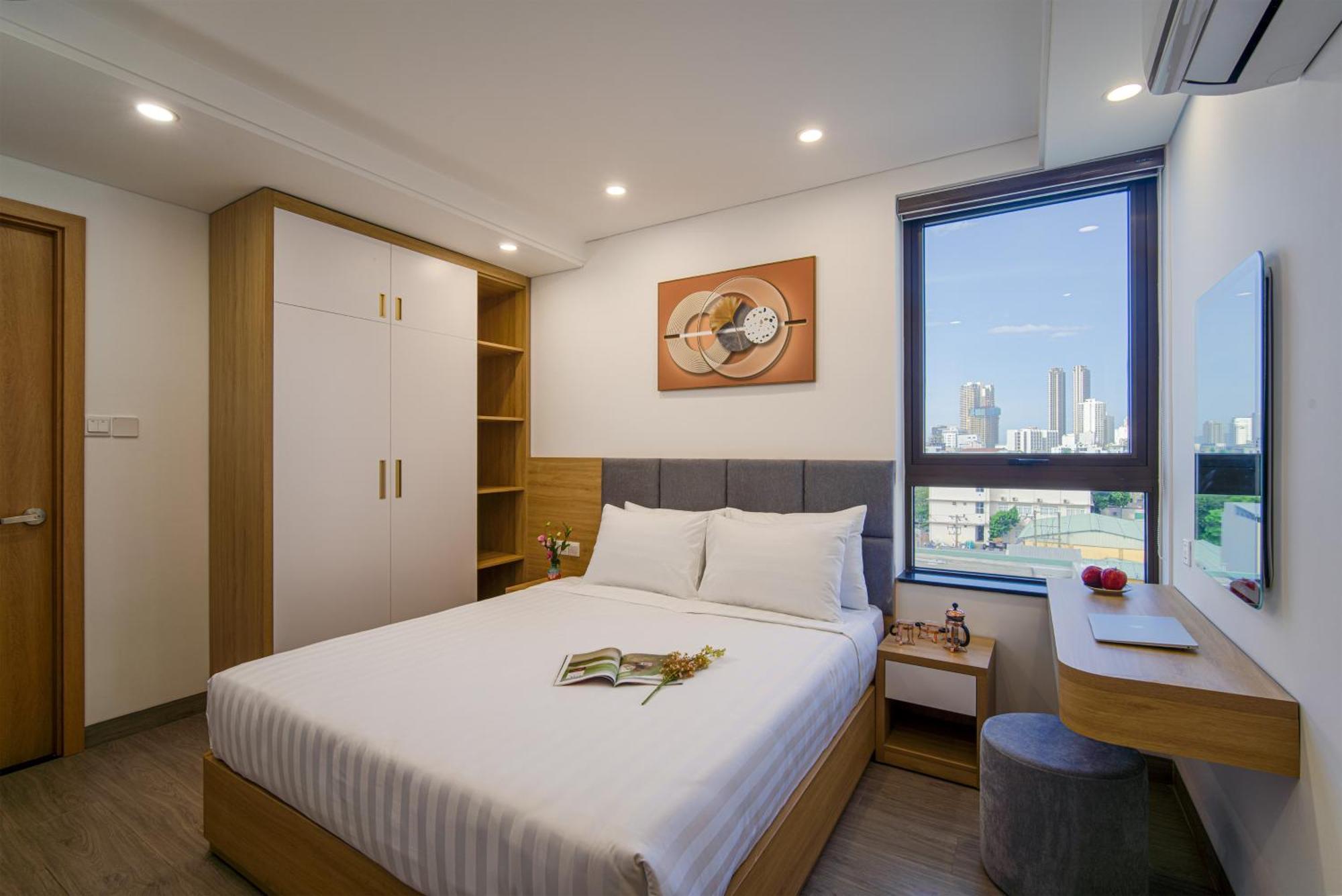 دا نانغ Hsuites Riverside Hotel And Apartment الغرفة الصورة