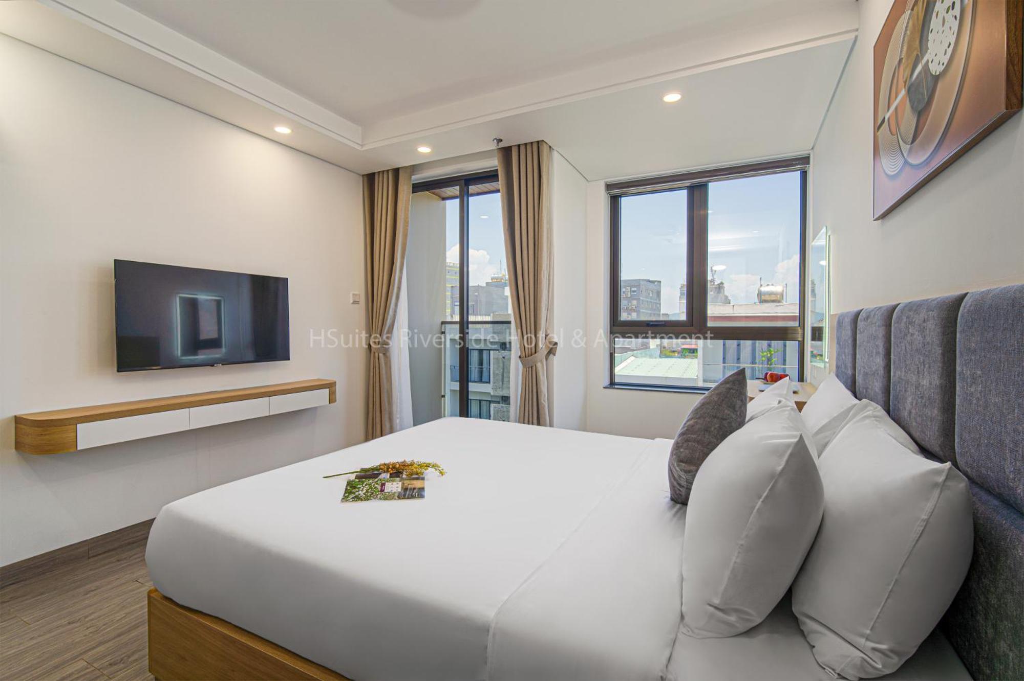 دا نانغ Hsuites Riverside Hotel And Apartment الغرفة الصورة