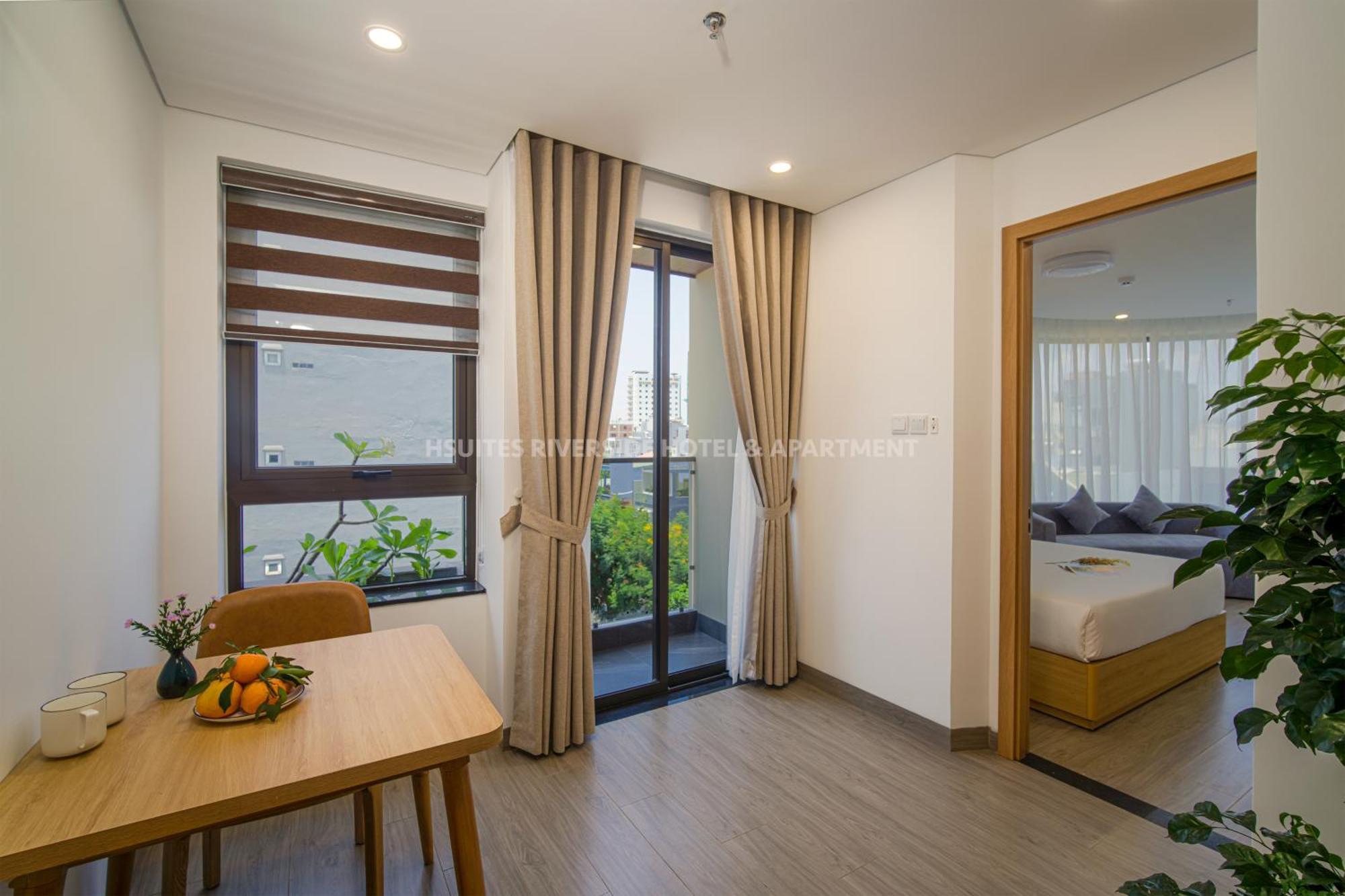 دا نانغ Hsuites Riverside Hotel And Apartment الغرفة الصورة